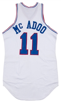 1985-86 Bob McAdoo Game Used Philadelphia 76ers Home Jersey